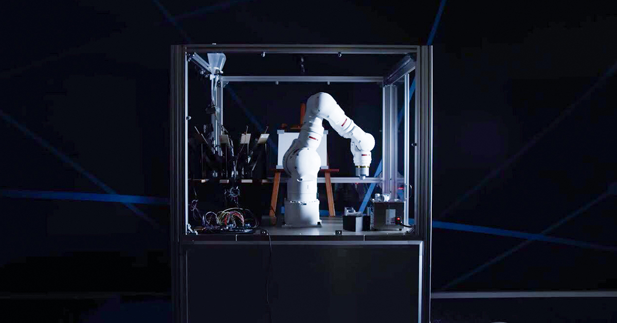 Watch Japan’s Latest Robot Painter in Action at SXSW’s AI Painting Project