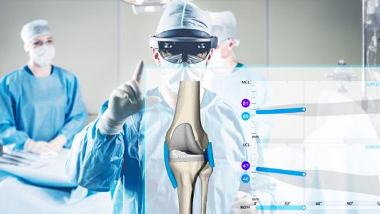 ar-assisted knee replacement