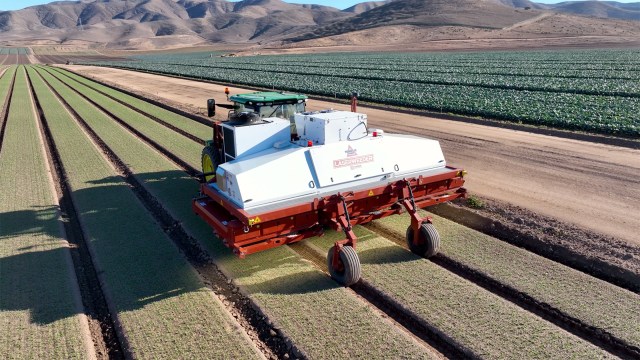 Farming kills 200,000 weeds per hour with lasers