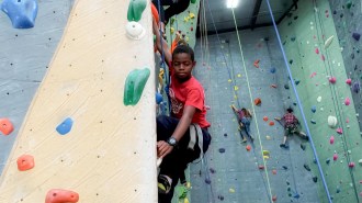 Rock climbers help refugees in America learn skills for the challenges of their new lives