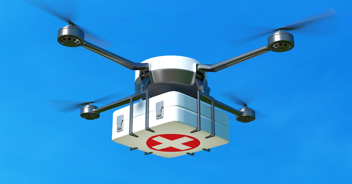 Drone ambulances race to help cardiac arrest victims (Updated)