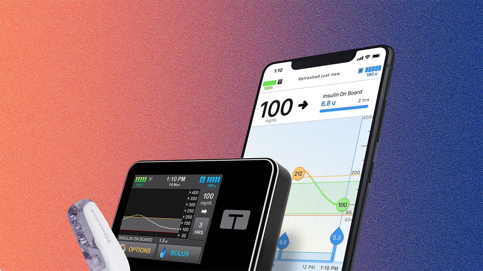 Insulin pump can be controlled with an app