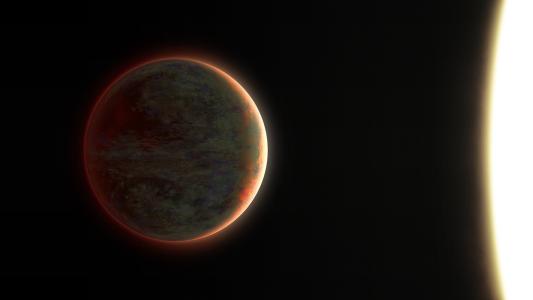 dark side of a hot Jupiter