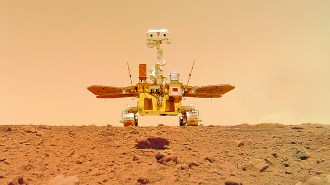 liquid water on Mars