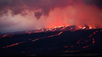 volcanic eruption