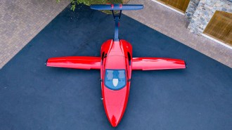 flying sports car