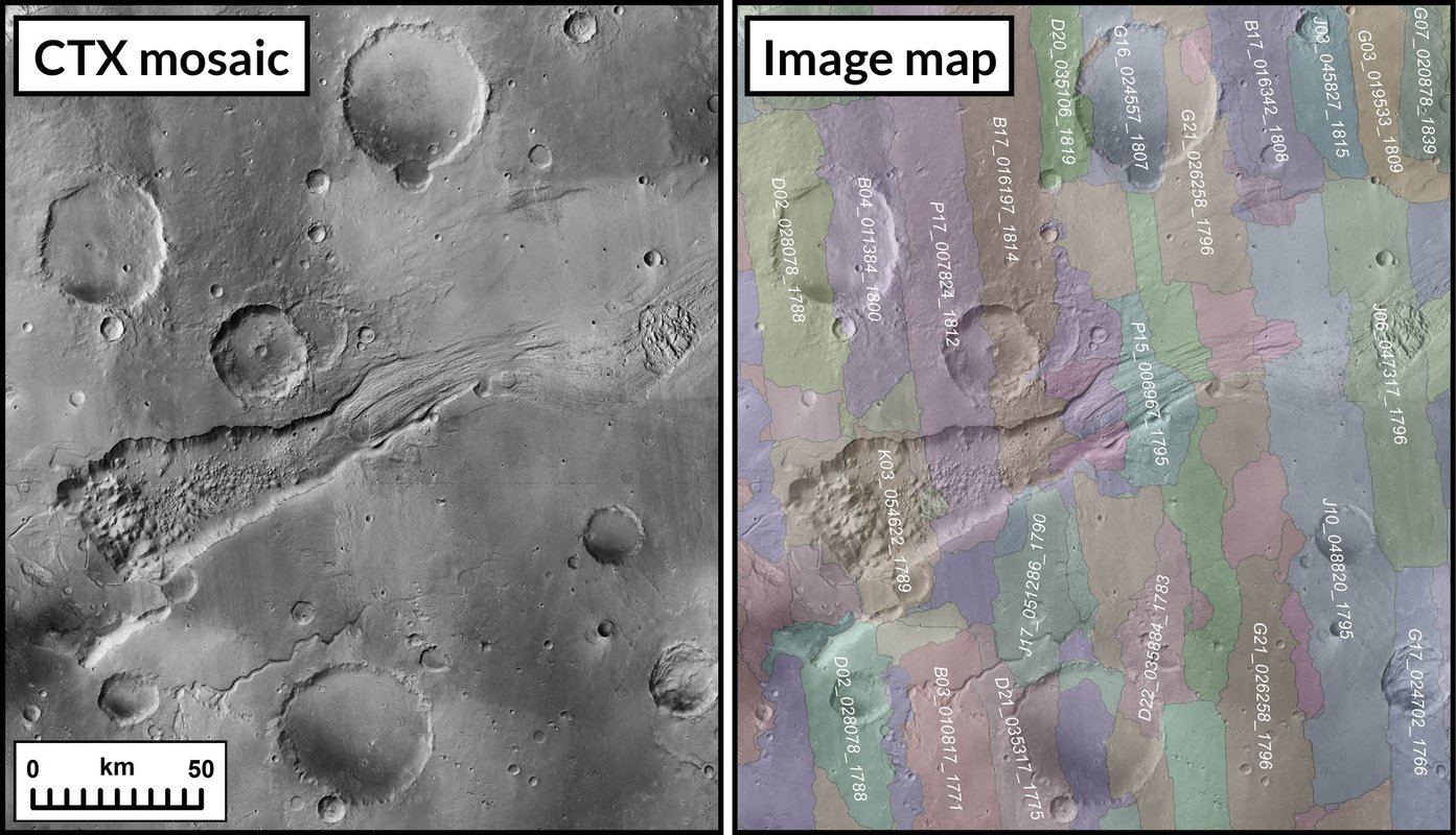 Ahora puedes explorar el mapa de Marte de mayor resolución jamás visto