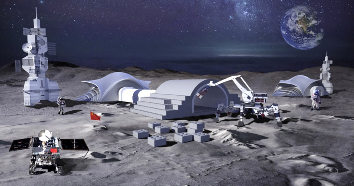 China plans to build moon bases using robot masons and lunar dirt