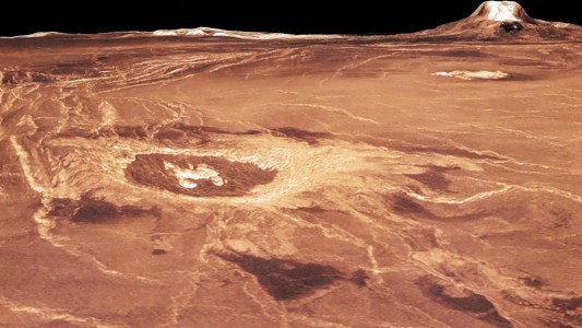 an image of the surface of Venus