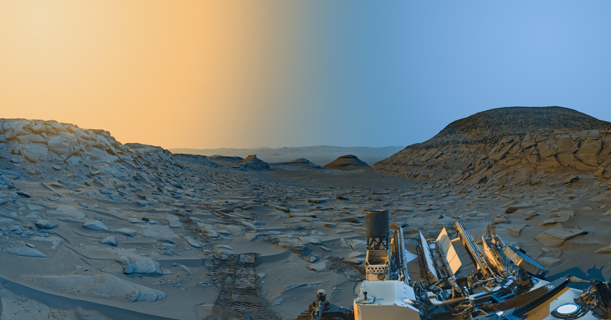 NASA shares colorful “postcard” of Mars' surface