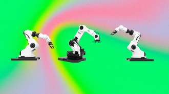 three robot arms