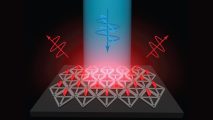 An illustration of a laser with a red light coming out of it.