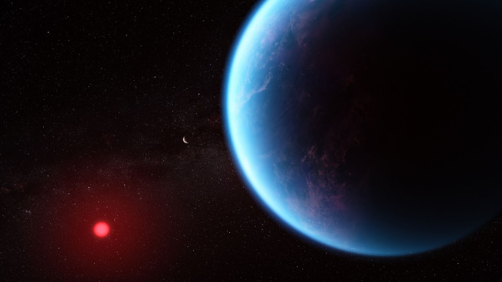 A conceptual picture of a possible Heissian world, K2-18 b