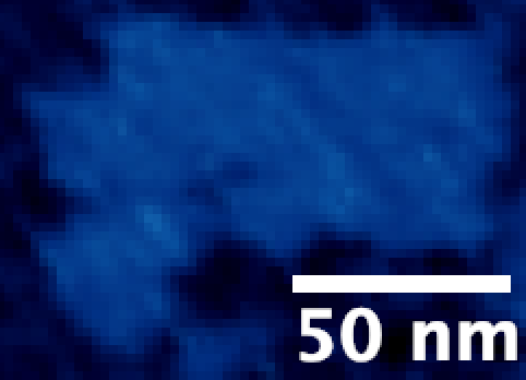 An image of a blue background with a 50 mm diameter.