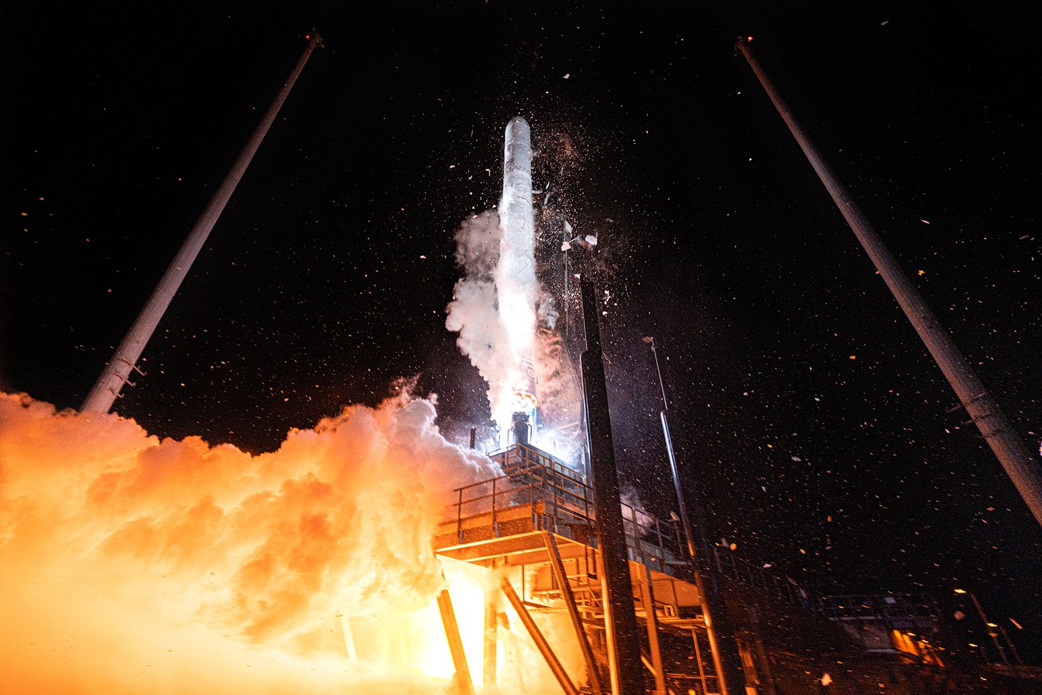 Relativity's 3D-printed rocket during launch