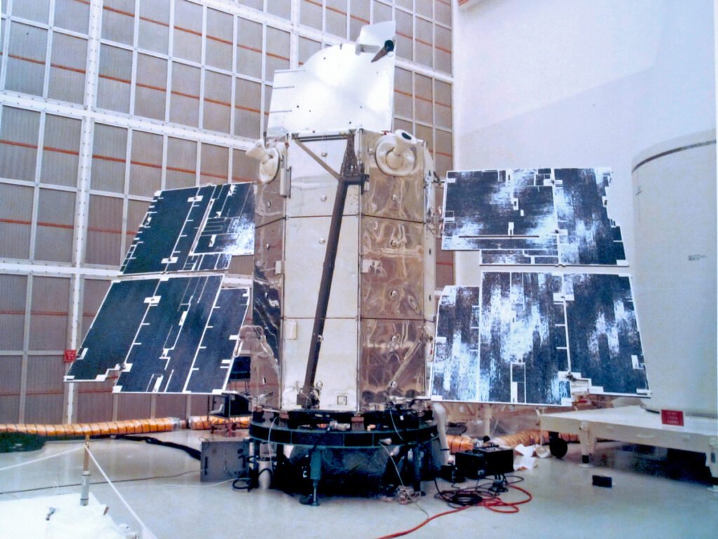 a spacecraft in a science lab