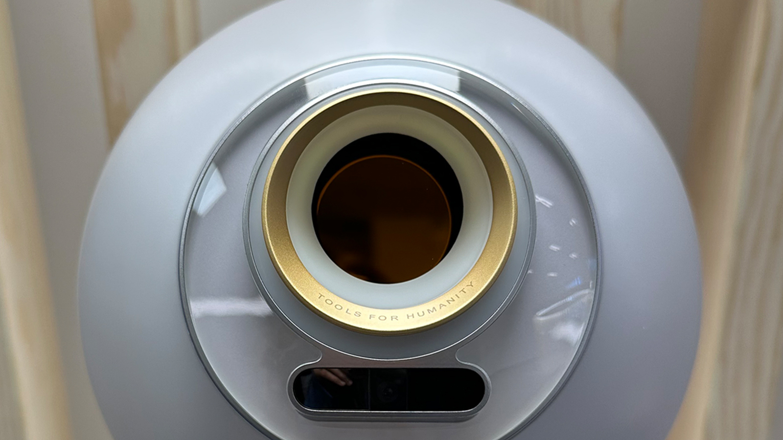 A close up of one of World Network's Orbs