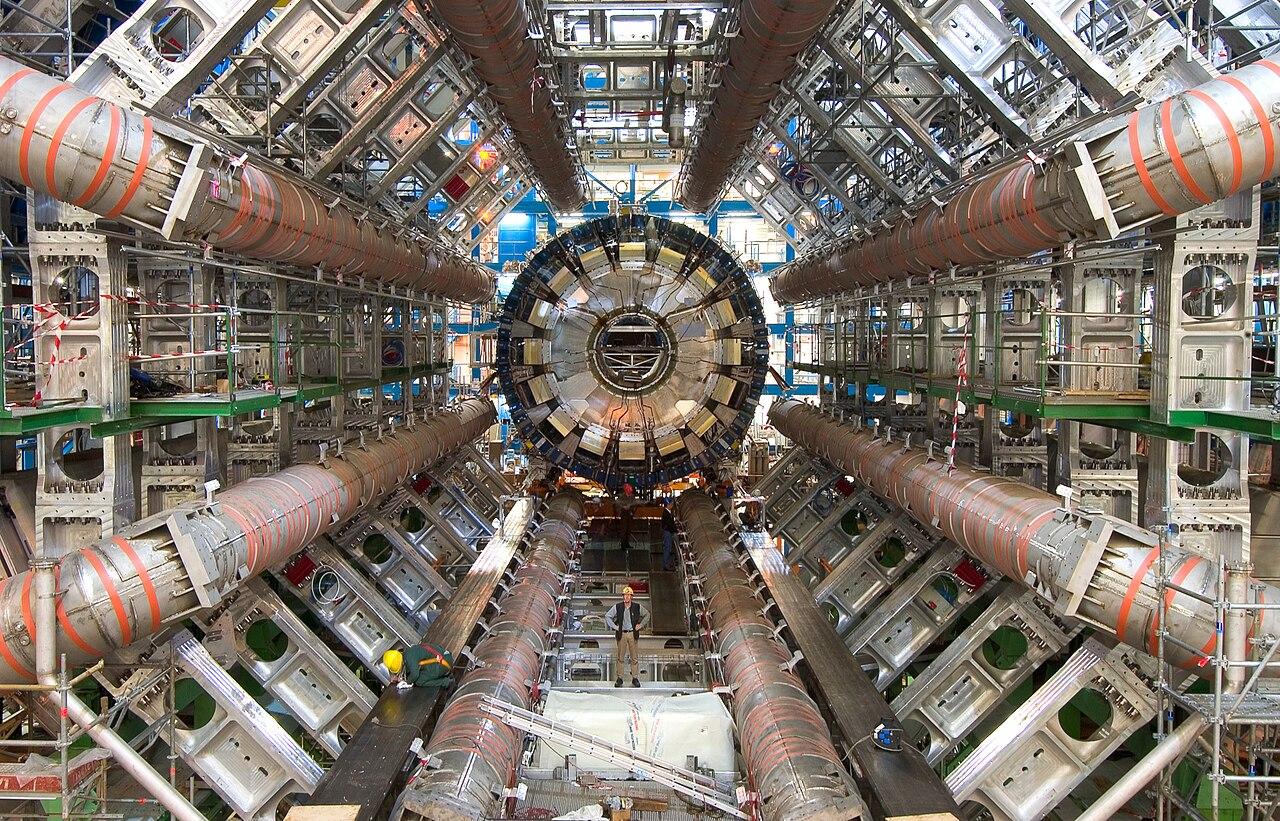 A large round object with many tubes.